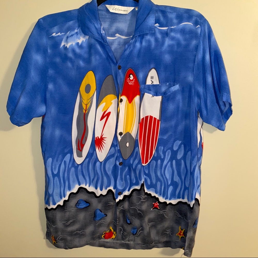 Uluwatu Surfboard Beach Shirt